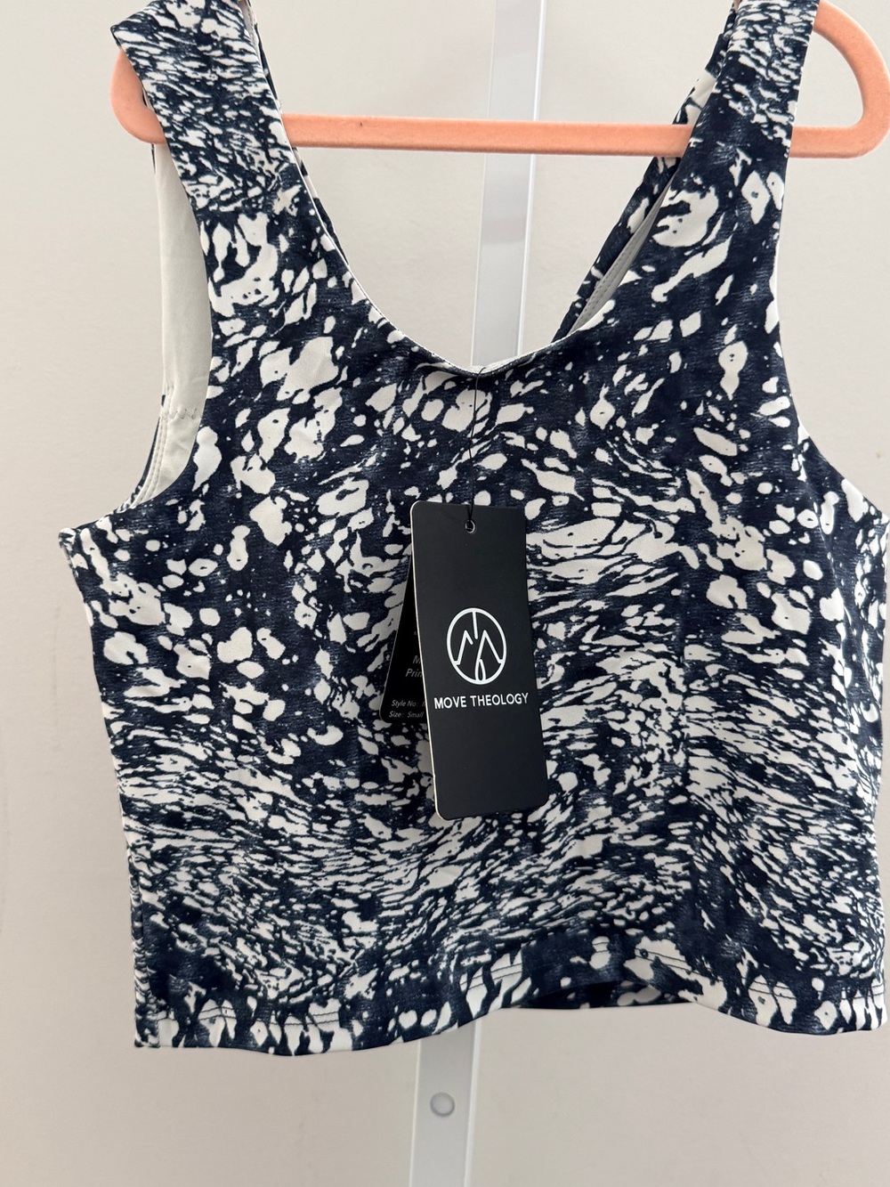Move Theology women's athletic printed bra tank top size S nwt‎ - Picture 6 of 6